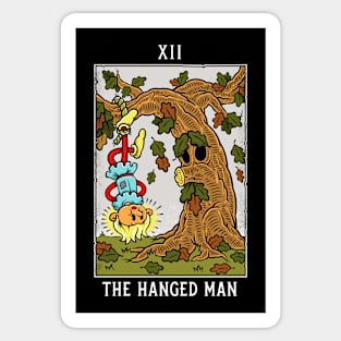 Hanged Man - Mystical Medleys - Vintage Cartoon Tarot Sticker